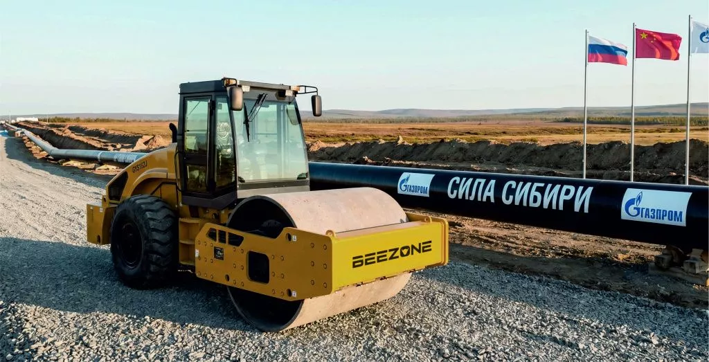 Техника BEEZONE на строительстве газопровода «Сила Сибири»